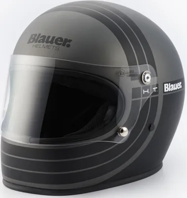 Immagine prodotto di Casco blu anni '80, nero/titanio, XS