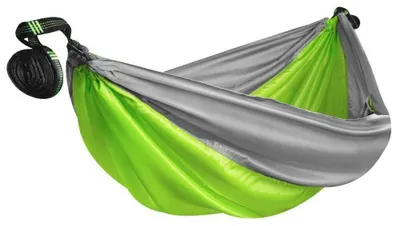 Productafbeelding van Spokey - "Air Rocker" hangmat, lichtgewicht, model PP7338 (one size) (groen/grijs)