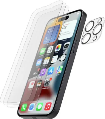 Produktbild von Hama 00216366, Apple, iPhone 14 Pro, Schlagfest, Kratzresistent, 4 Stück(e)