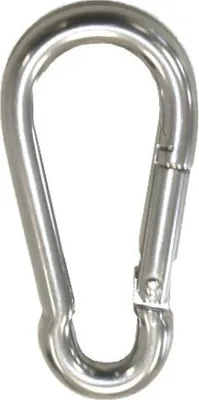 Produktbild von Karabinerhaken Ø 8 x 80 mm aus Edelstahl V4A