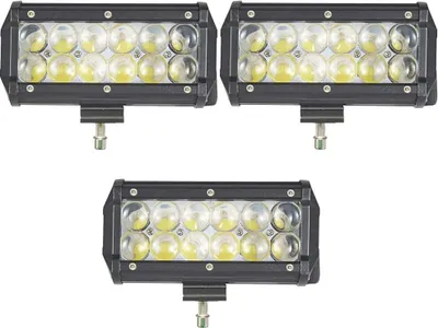 Produktbild von Greenmigo 3X 36W LED Zusatzscheinwerfer 12V 24V 3600LM Arbeitsscheinwerfer LED Scheinwerfer IP67 Wasserdicht Abstrahlwinkel 90 Grad Flutlichtstrahler
