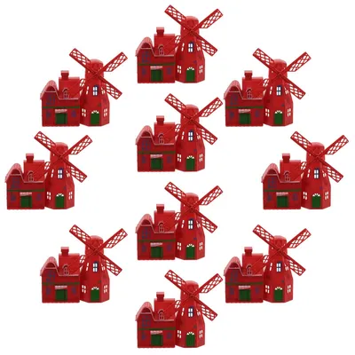 Obrázok produktu pre Elzusha - Miniatúrny model veterného mlyna, sada na dekoráciu záhrady