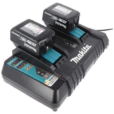 Produktbild von Makita Power Source Kit Li 18V mit 2x BL1860B Akku 6,0Ah + DC 18 SH Doppelladegerät 199484-8