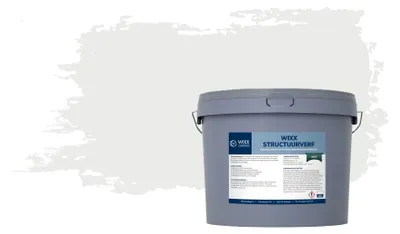 Productafbeelding van Wixx Structuurverf Mat - 10L - RAL 9003 | Signaalwit - 10L