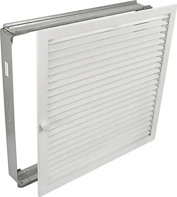 Produktbild von Warmluftgitter WG 4545 W Lüftungsgitter Weiss 450 x 450mm Zuluft Abluftgitter