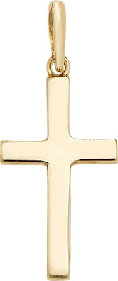 Image de Pendentif Femme Croix Or 375/1000 - 33mm*14mm; TRS20490
