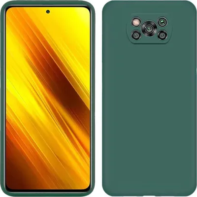 Produktbild von Xiaomi Poco X3 Pro Hülle, LaimTop Flüssig Silikon Soft Gummi Schutzhülle für Xiaomi Poco X3 Pro Nachtgrün