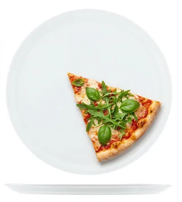 Produktbild von Saturnia 04001018 Napoli White Pizzateller, 33cm, Porzellan, weiß, 1 Stück