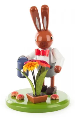 Produktbild von Hase mit Gießkanne groß BxHxT = 11,5x17x13cm NEU