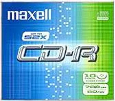 Immagine prodotto di Maxell MAX-CRD19SC CDR 700MB 52X SLIM CASE CONF 10