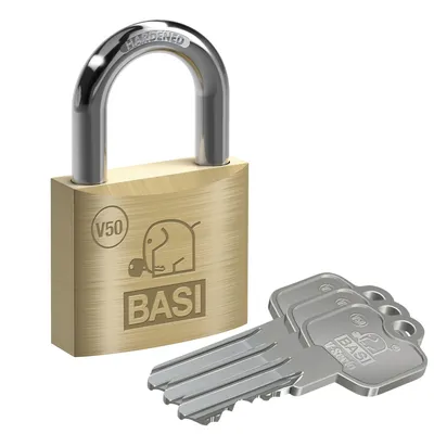 Produktbild von Basi  V5091-0050-0010 Vorhängeschloss gleichschließend