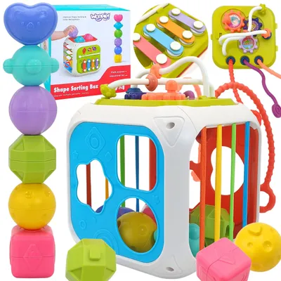 Produktbild von WOOPIE BABY Sensorischer Lernwürfel