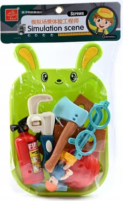 Produktbild von Kinder Werkzeugset Kleiner Handwerker Spielzeug Bauarbeiter Zubehör Rollenspiel