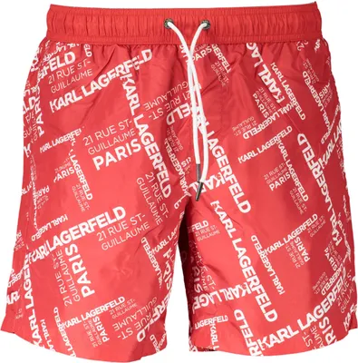 Produktbild von Karl Lagerfeld Beachwear Herren TASCHE Rot KL20MBM08_8E49A01_ROSSORED : Größe - M Größe: M