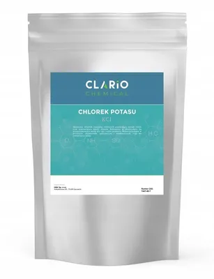 Obrázek produktu pro Chlorid draselný KCl čistý Clario Chemical 1kg 1000g draselná sůl, hnojivo