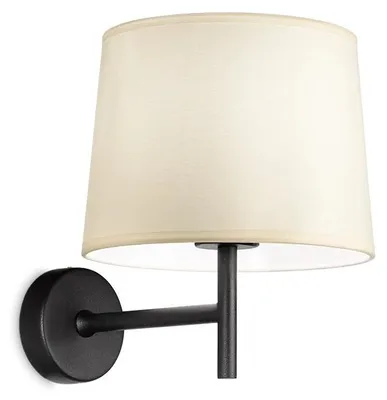Produktbild von Wall Lights - Wandleuchten Set Metall Schwarz 1 Licht E27