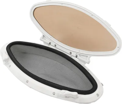 Produktbild von 470x210 mm nach innen öffnen ovales Bullaulosthole Anti UV wasserdichtes Anschluss mit Insekten -Bildschirmschaltergriff für Yachtschiffe Boot RV