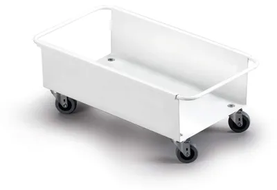 Produktbild von DURABLE Fahrwagen für DURABIN® 60L rechteckig, 1801666010 weiß