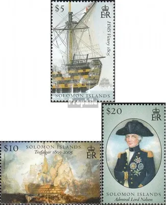 Produktbild von Briefmarken Salomoninseln 2005 Mi 1279-1281 (kompl.Ausg.) postfrisch Seeschlacht von Trafalgar