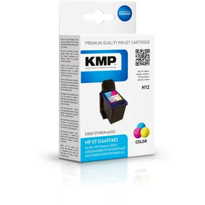 Produktbild von KMP H12 Tintenpatrone color kompatibel mit HP C 6657 AE