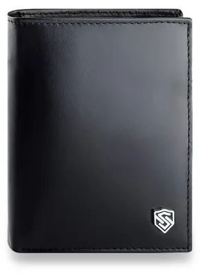 Zdjęcie produktu dla STEVENS portfel męski skóra naturalna czarny RFID 12,5x10x2 cm