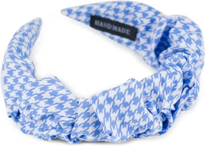 Produktbild von styleBREAKER Damen Haarreif mit Hahnentritt Muster in dezenter Rüschen Optik, Haarband Pepita, Haarschmuck 04027044