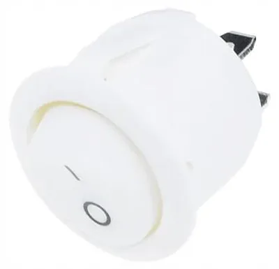 Produktbild von LED-ONE Mini Kippschalter Weiß 250V 2A
