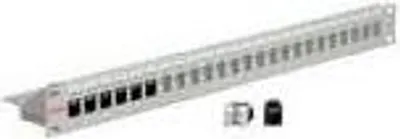 Immagine prodotto di 19"-Keystone-Modulträger, 24P., ungeschirmt, lichtgrau (26.11.0356)