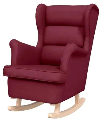 Produktbild von Schaukelstuhl, Schaukelstuhl, Relaxsessel, 74 x 90 x 102 cm, Bordeauxrot