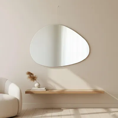 Produktbild von Dmora Spiegel Nogaredo 76x50h cm Weiß