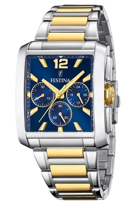 Image de Festina Montre Homme Elégante montre-bracelet en acier inoxydable argenté or UF20637/1