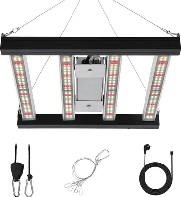 Produktbild von Bettizia 1x LED Pflanzenlampe 120W Vollspektrum Grow Light mit Dimmfunktion – Effiziente Pflanzenbeleuchtung für Indoor Garten & Gewächshaus