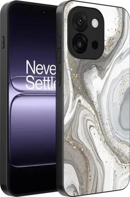 Produktbild von Smartphonica Telefon Fall geeignet für OnePlus 13T mit Marmor Druck - TPU zurück Abdeckung Fall Marmor Design - Silber