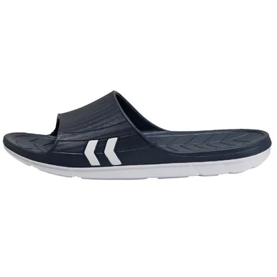 Produktbild von Hummel Nielsen Sandal Badeschuhe Slide blau/weiß 206571-7003, Schuhgröße:39 EU