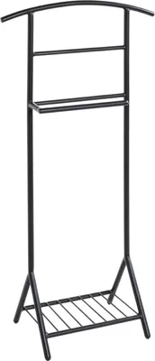 Produktbild von Herrendiener >23591< in schwarz, Metall - 45x101x26cm (BxHxT)