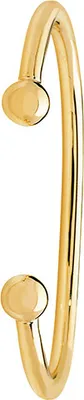 Produktbild von Eleganter 9 Karat (375) Gold Damen - Torque Armreif - 4mm, 20 Gramm; TRS20504