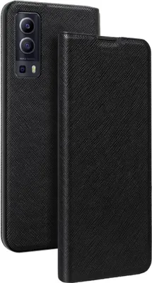 Produktbild von BigBen Connected, Folio-Hülle für Vivo Y76 5G mit Halterungsfunktion und KartenHülle, Schwarz