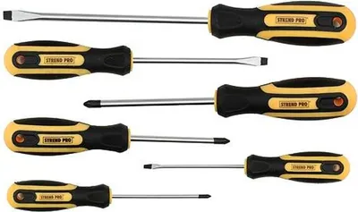 Produktbild von Schraubendrehersatz Strend Pro SD0639, 6-teilig, Schlitz + Pozidriv
