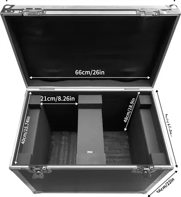 Immagine prodotto di Valigia per luci di scena, struttura robusta, stoccaggio efficiente, 69X56X44cm