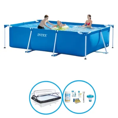 Produktbild von Intex Pool Rectangular Frame 300x200x75 cm - Swimmingpool-Set