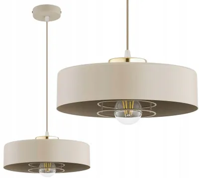 Produktbild von Hängelampe Ø 30 cm rund H: max. 90 cm E27 Modern Hängeleuchte