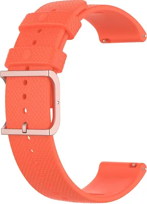 Produktbild von BStrap Silicone Rain Armband für Huawei Watch GT2 Pro, orange