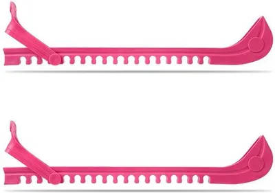 Produktbild von Einstellbare Eislaufprotektoren, rutschfeste Eisschutzfolie mit verstellbarer Schnalle, Hockeyskates, Kunstskating Zubehör für Männer und Frauen (rosa)