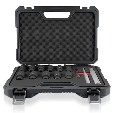 Imagen del producto de Solidchoice - Juego de 14 piezas para la extracción de tuercas de ruedas y antirrobos