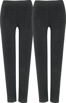 Produktbild von REDBEST Damen-Leggings, lang 2er-Pack anthrazit meliert 44 / 46
