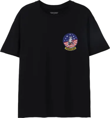 Image de T-shirt « Tomcat » Top Gun pour homme NS7873 (M) (noir)