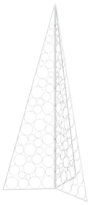 Obrázok produktu pre vidaXL Kovový vianočný stromček KUOPIO, 210 cm, oceľ, biela