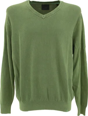 Produktbild von 28527 Calamar, ,  Herren Pullover, Perlstrick, olive, L