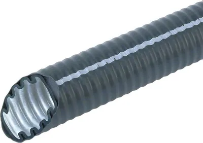 Image de 25 mètres Tube ondulé en plastique, tube de protection de câble moyen 32,0x23,1 flexible FFKuS-EM-F-LS0H 32sw