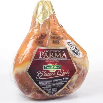 Produktbild von Rohschinken Parmaschinken ohne Knochen g.U. Gran Cru 20 Monate gereift ca. 8 kg. - Casa Modena